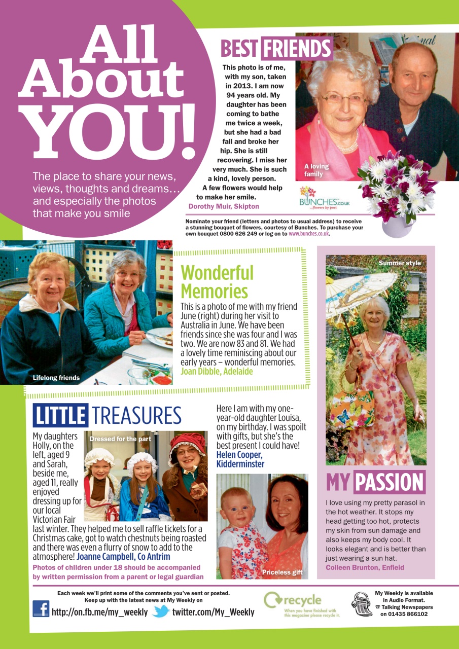 My Weekly Preview Pages