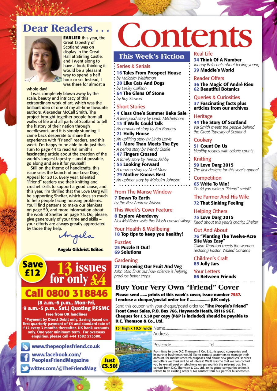 The People’s Friend Preview Pages