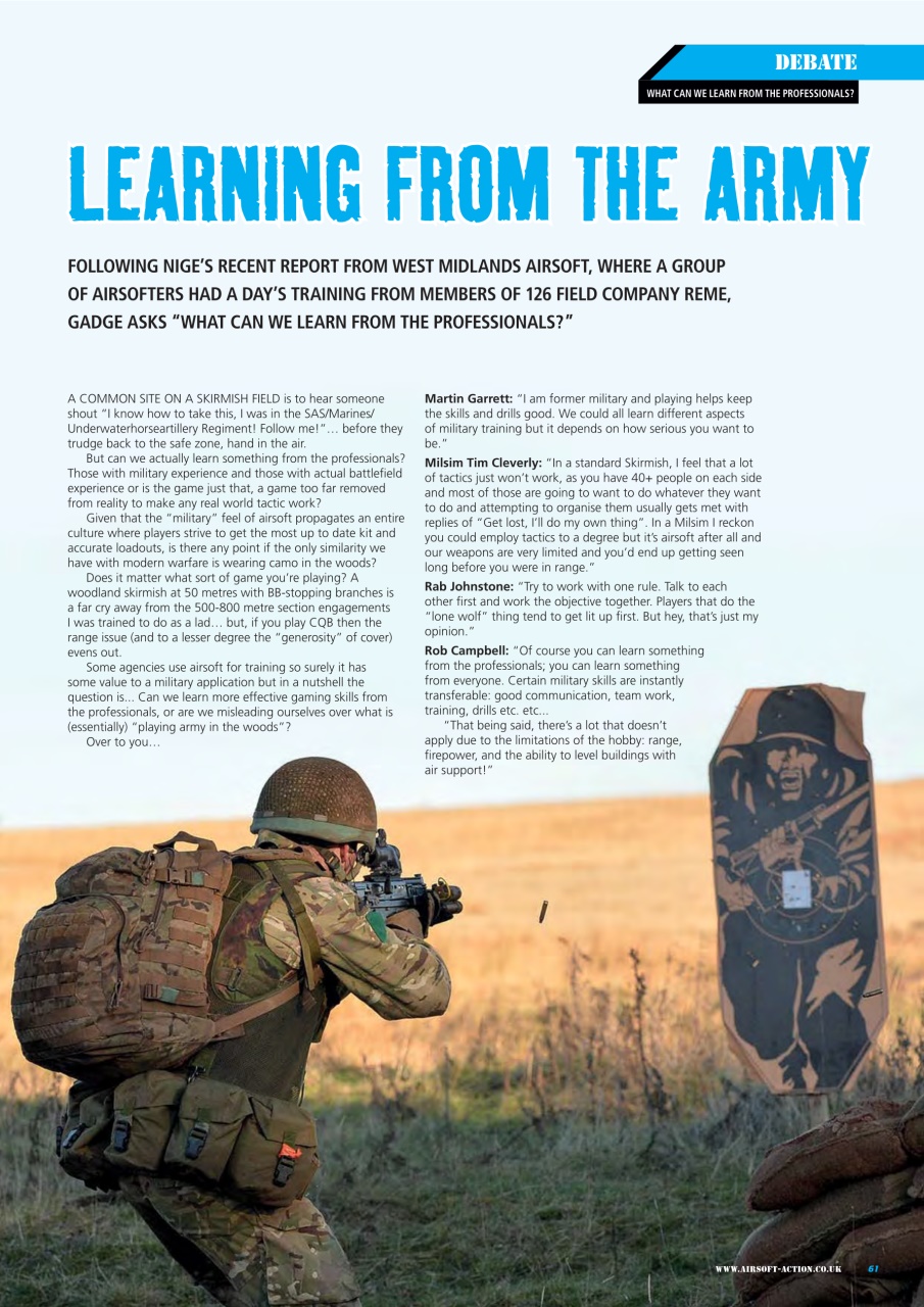 Airsoft Action Preview Pages