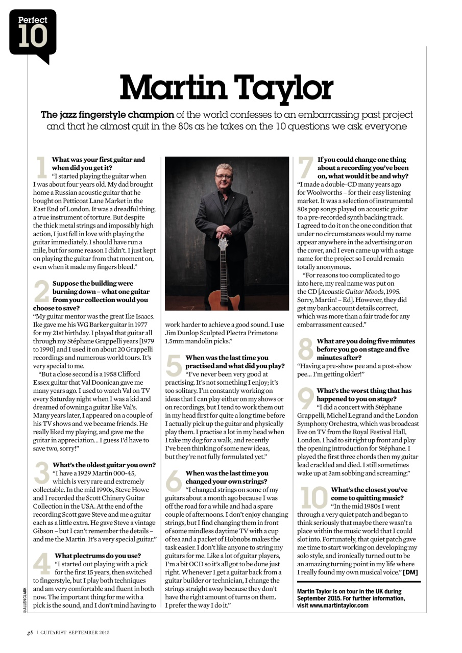 Guitarist Preview Pages