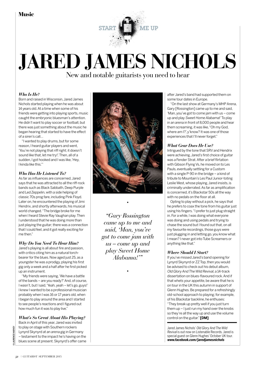 Guitarist Preview Pages