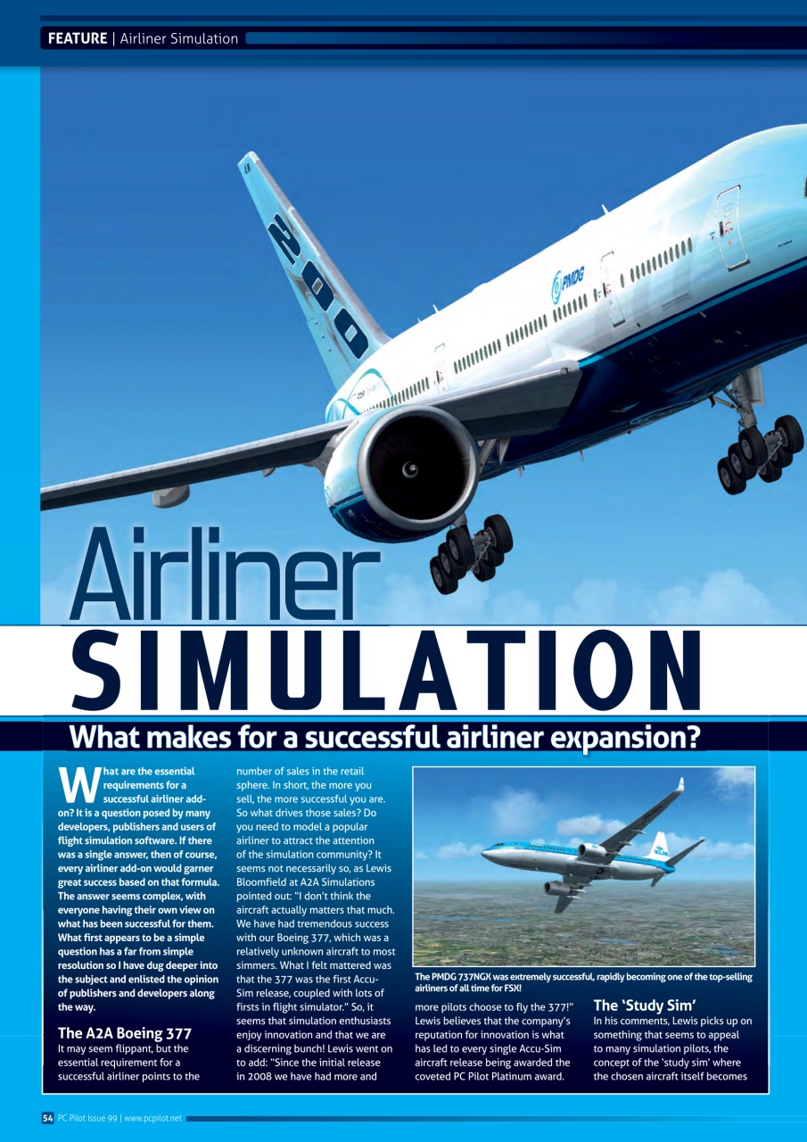 PC Pilot Preview Pages