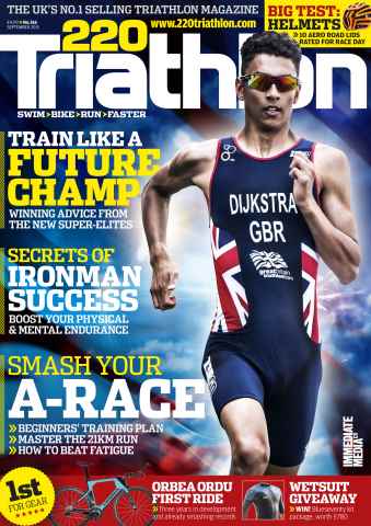 220 Triathlon Magazine issue September 2015
