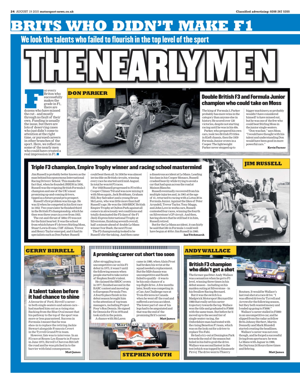 Motorsport News Preview Pages