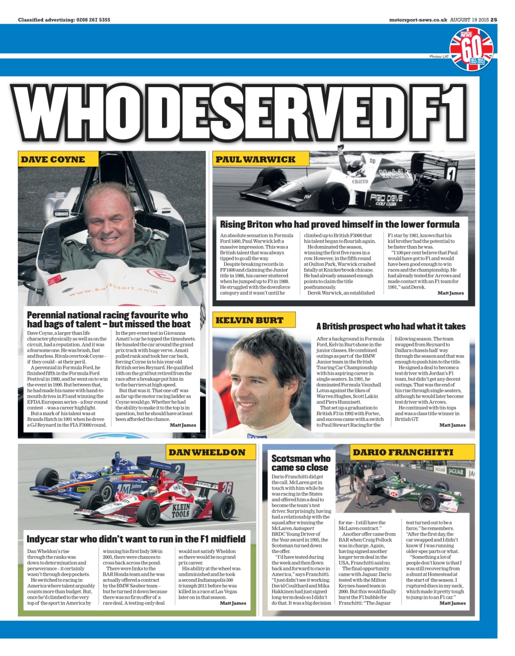 Motorsport News Preview Pages