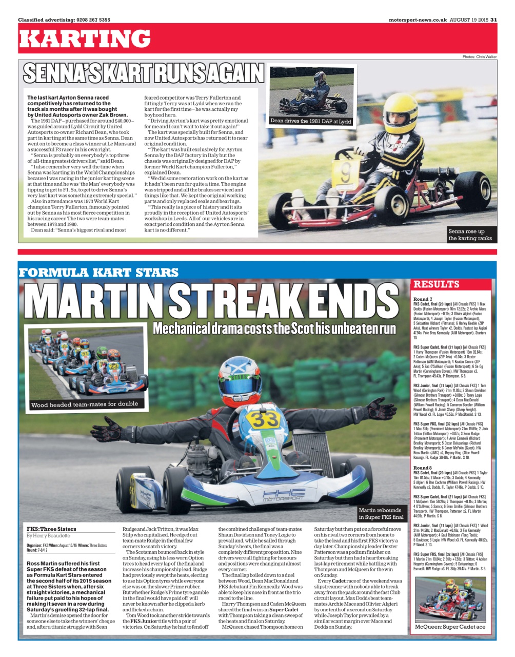 Motorsport News Preview Pages
