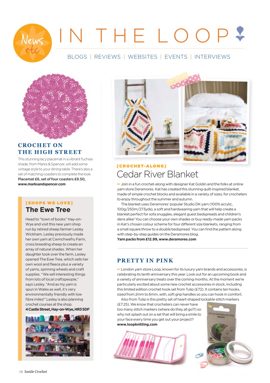 Inside Crochet Preview Pages