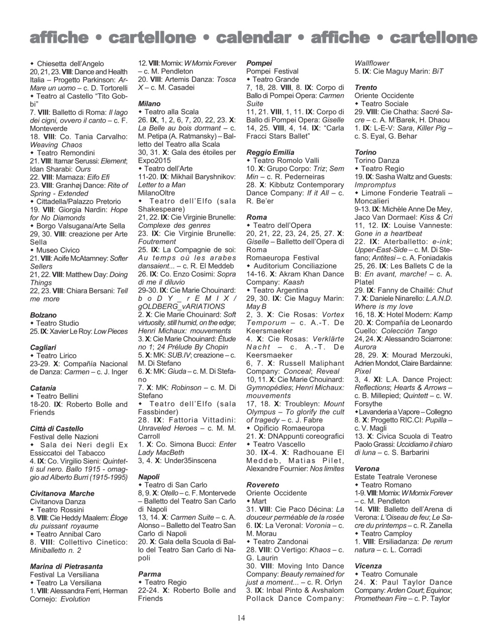 BALLET2000 Edizione Italia Preview Pages