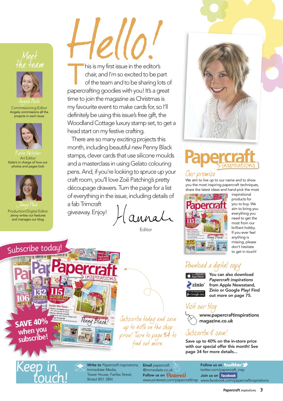 Papercraft Inspirations Preview Pages