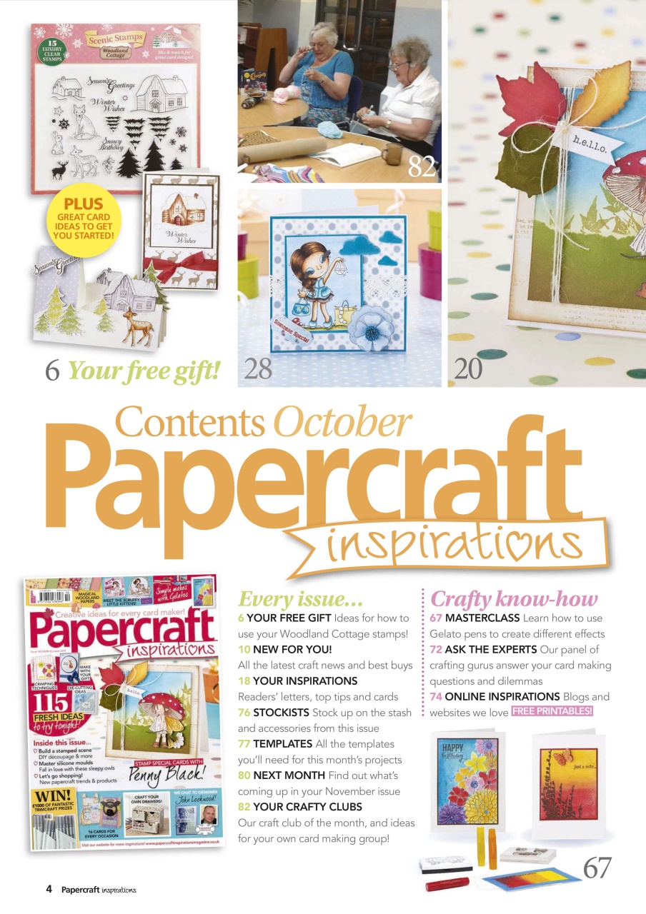 Papercraft Inspirations Preview Pages