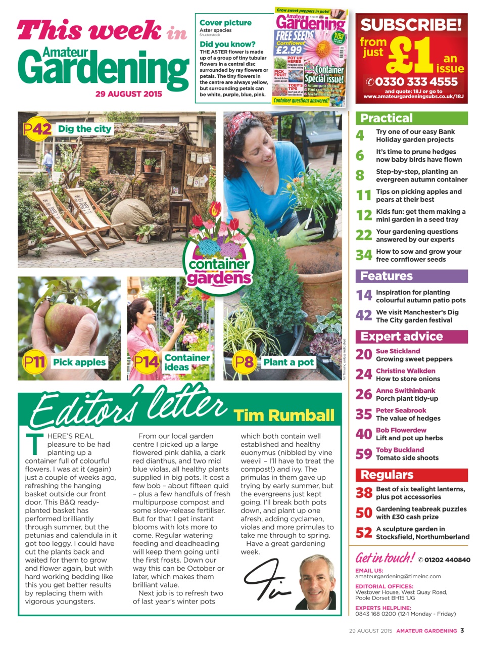 Amateur Gardening Preview Pages