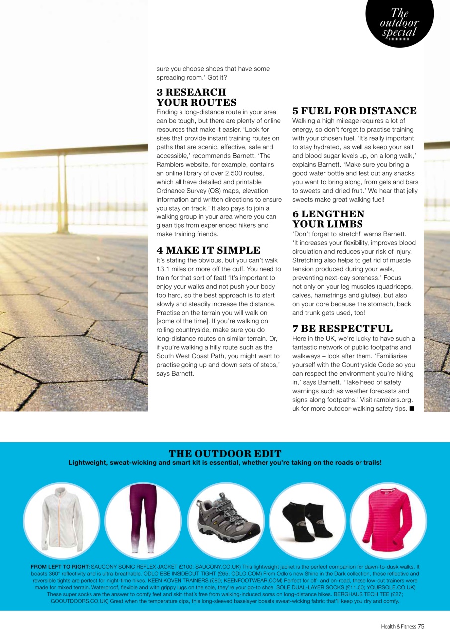 Women’s Fitness Preview Pages