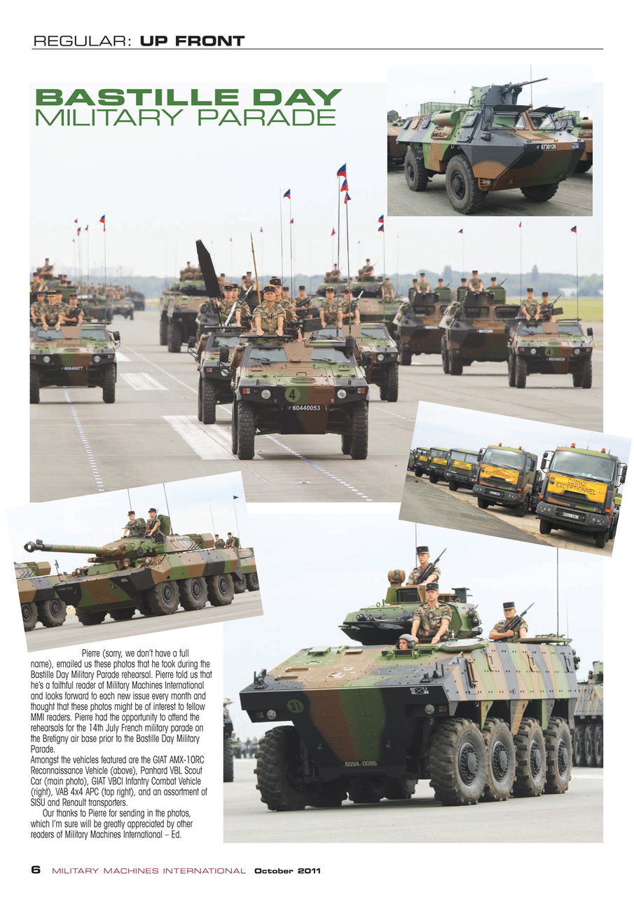 Military Machines International Preview Pages