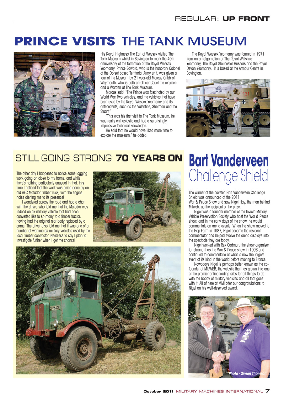 Military Machines International Preview Pages