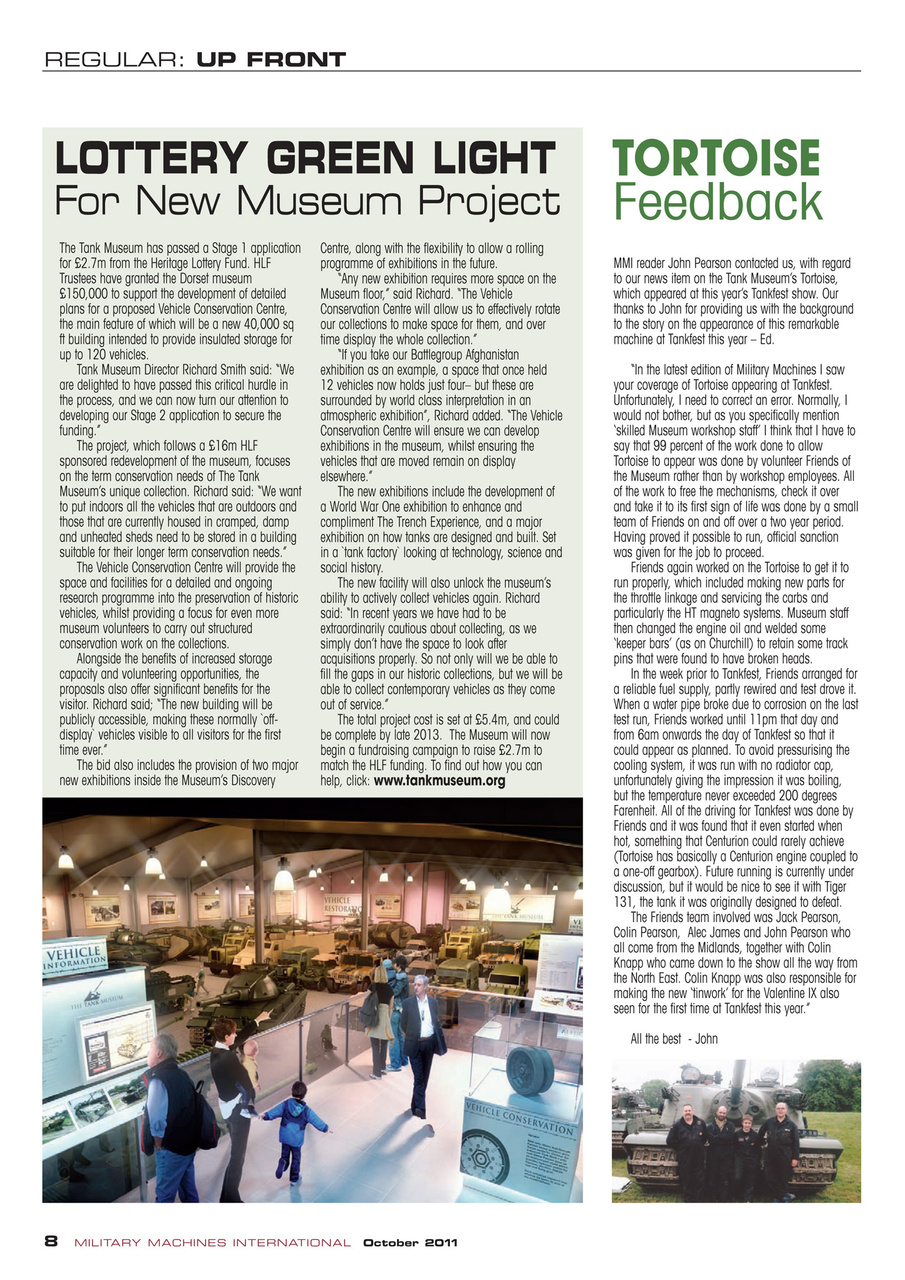 Military Machines International Preview Pages