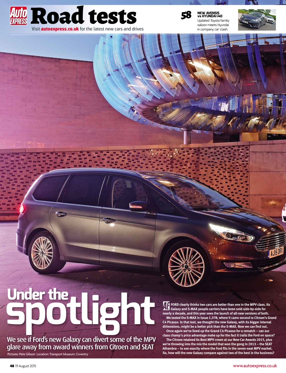 Auto Express Preview Pages