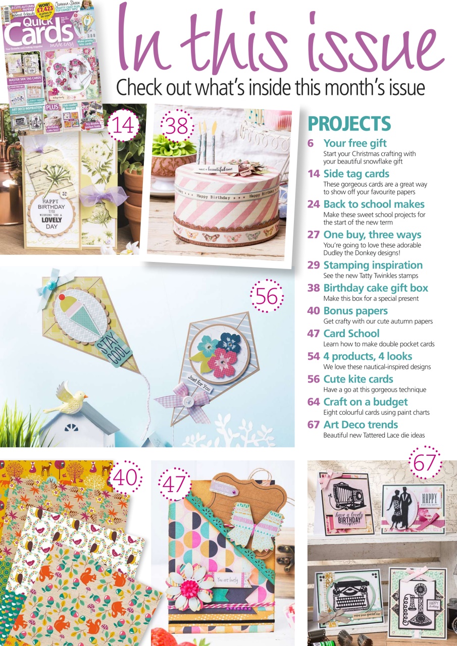 Quick Cards Made Easy Preview Pages