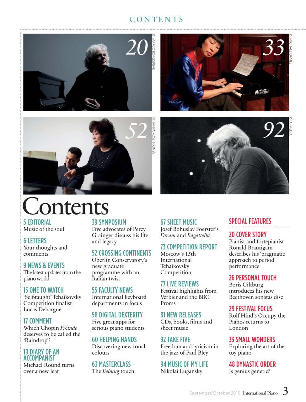 International Piano Preview Pages