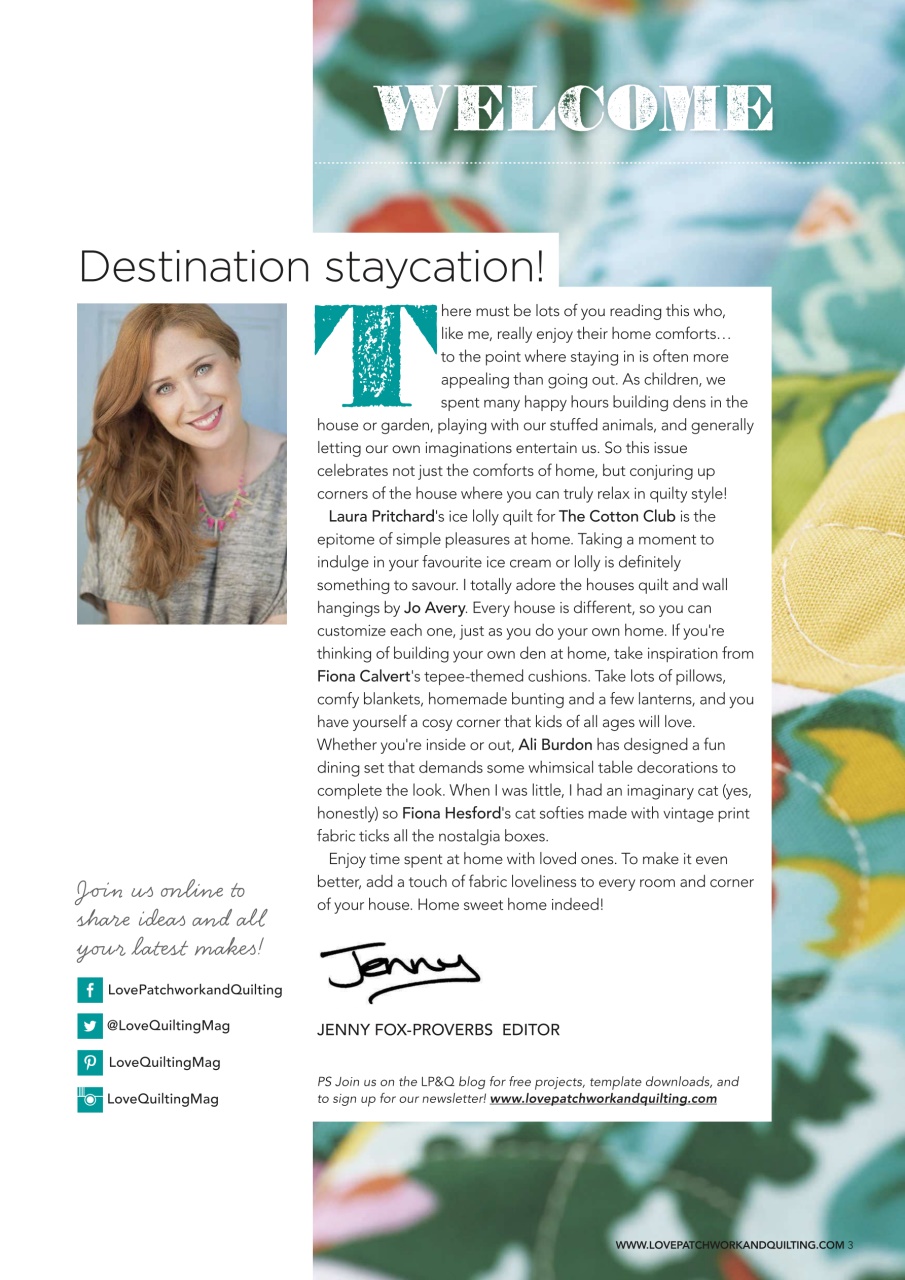 Love Patchwork & Quilting Preview Pages