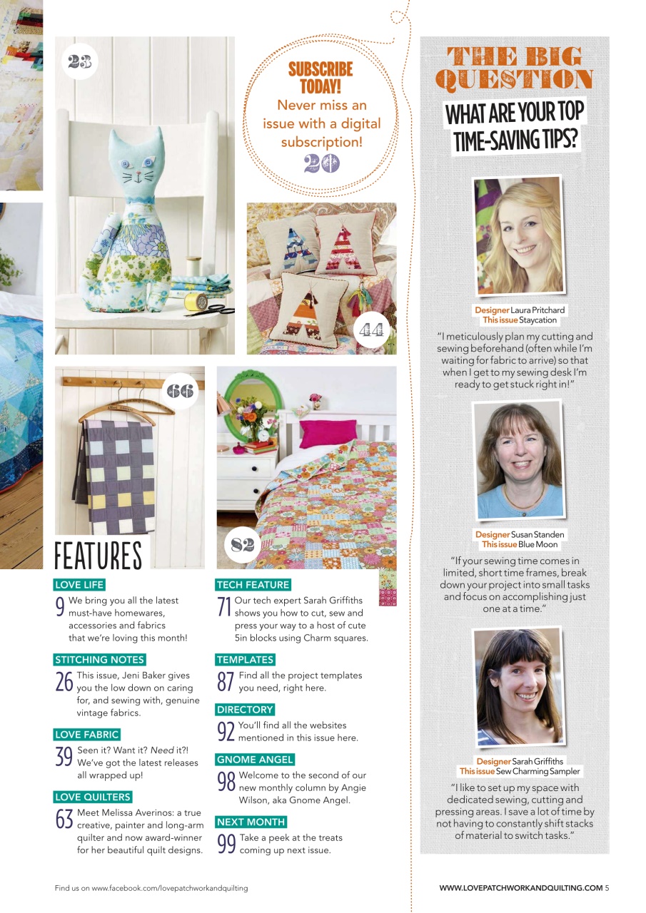 Love Patchwork & Quilting Preview Pages