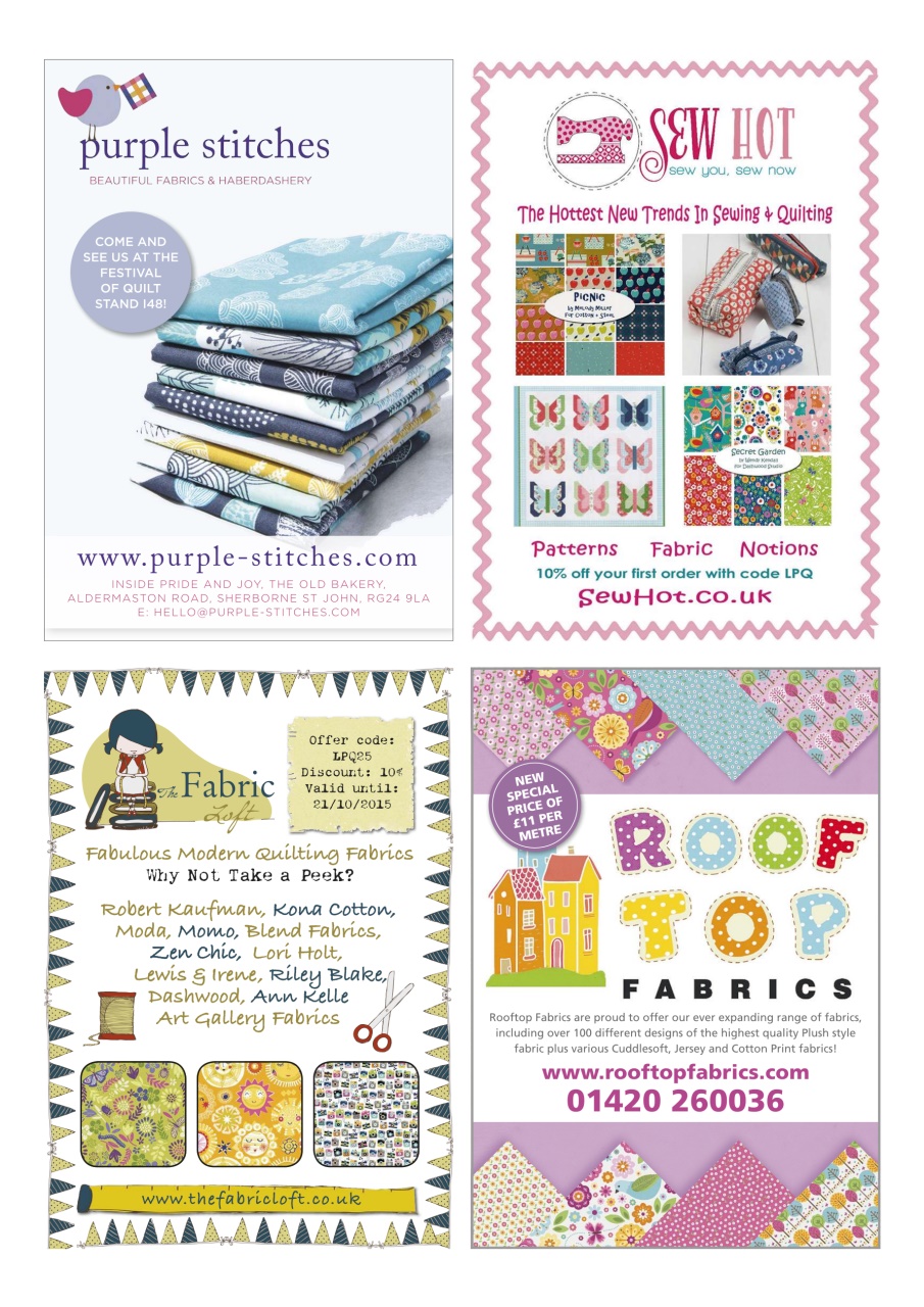 Love Patchwork & Quilting Preview Pages