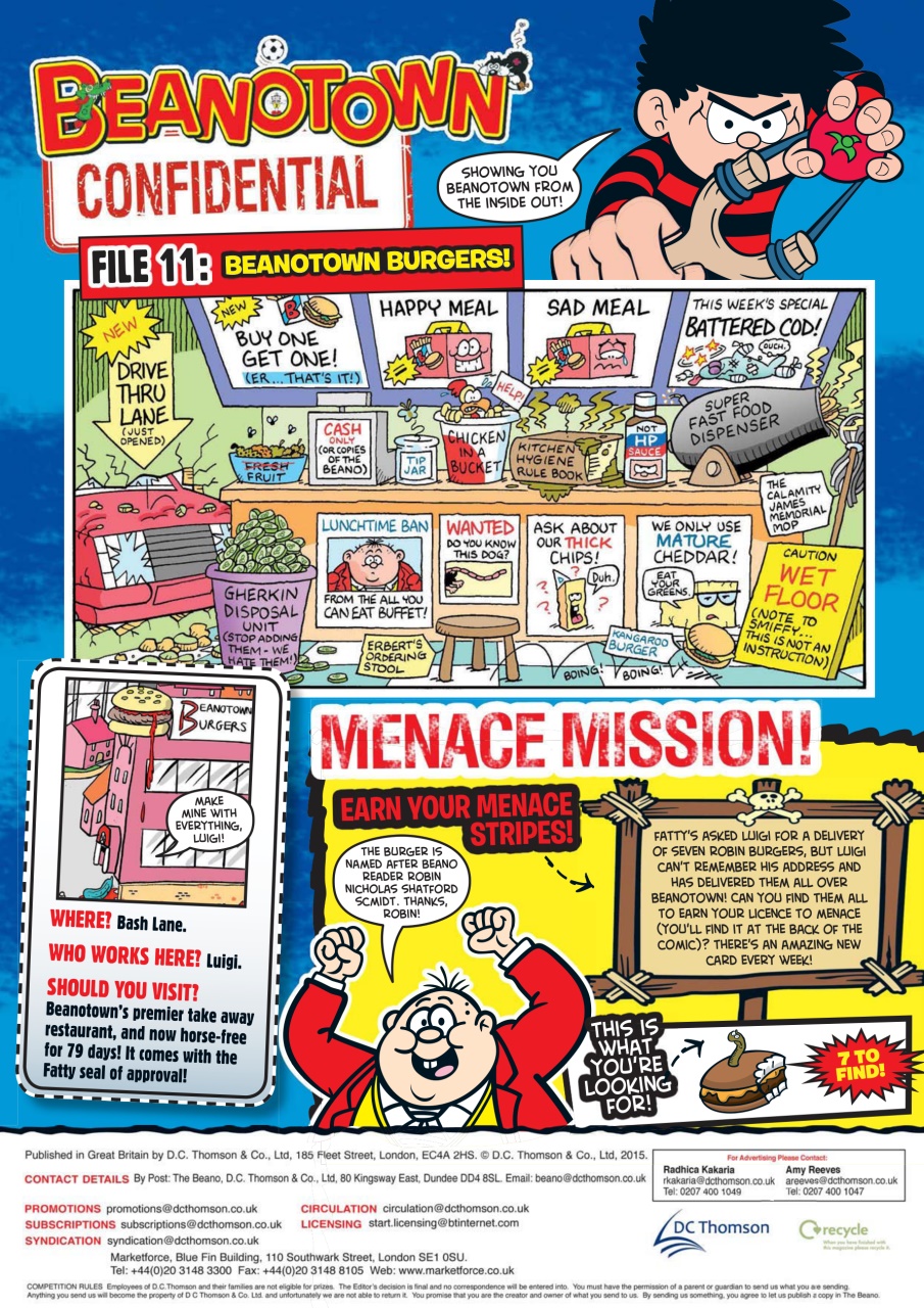 Beano Preview Pages