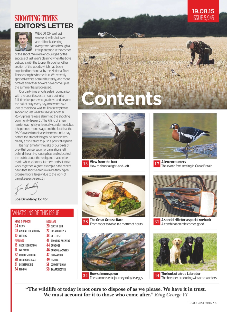 Shooting Times & Country Preview Pages