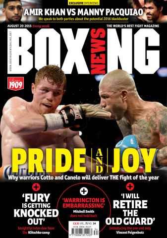 Boxing News issue August 18, 2015