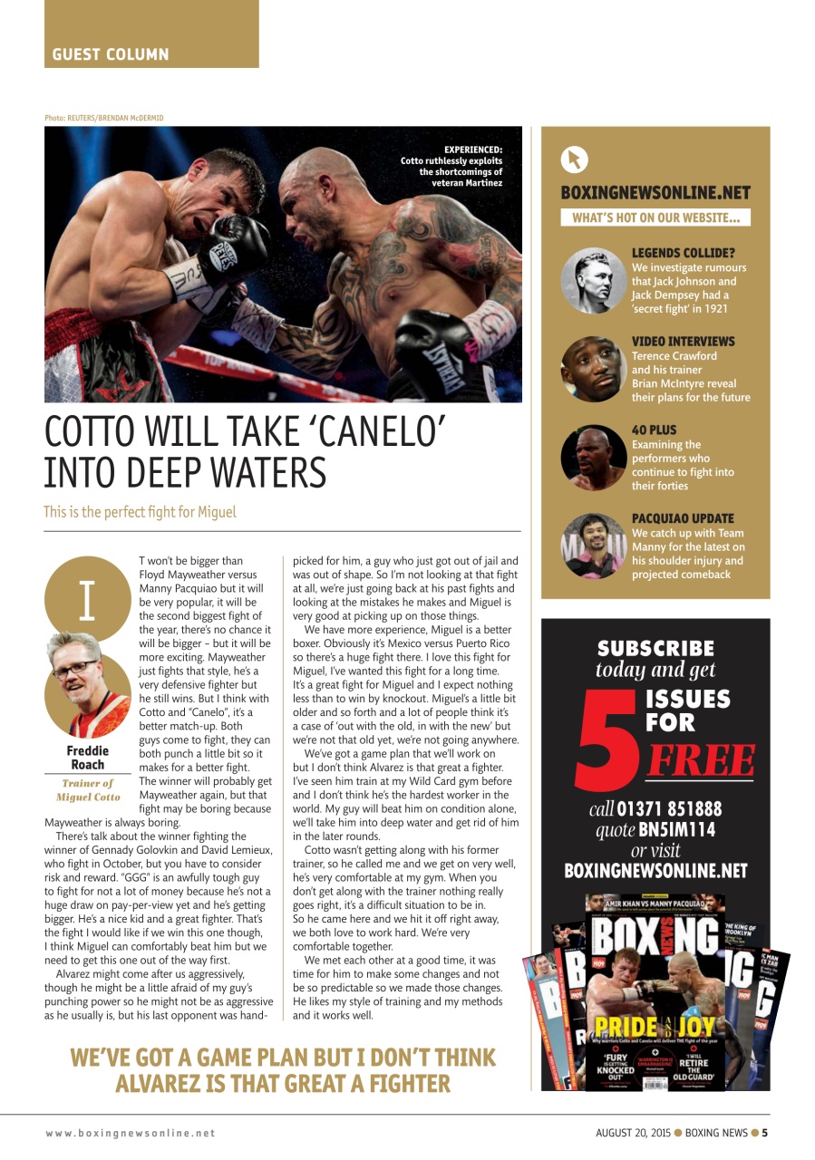 Boxing News Preview Pages