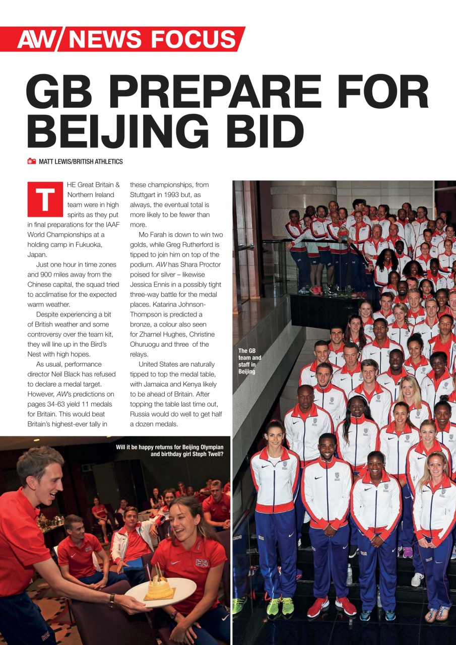 AW – Athletics Weekly Magazine Preview Pages