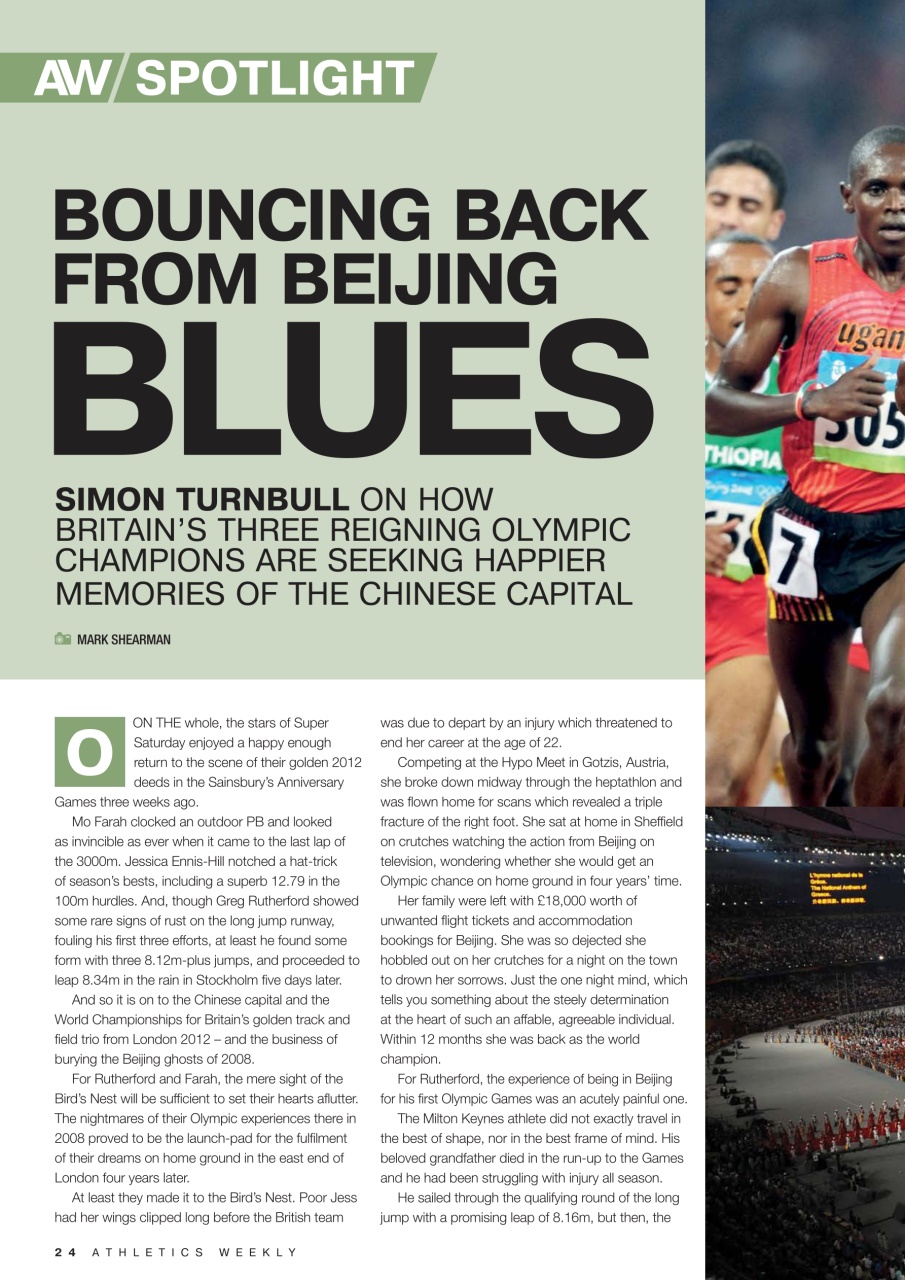 AW – Athletics Weekly Magazine Preview Pages