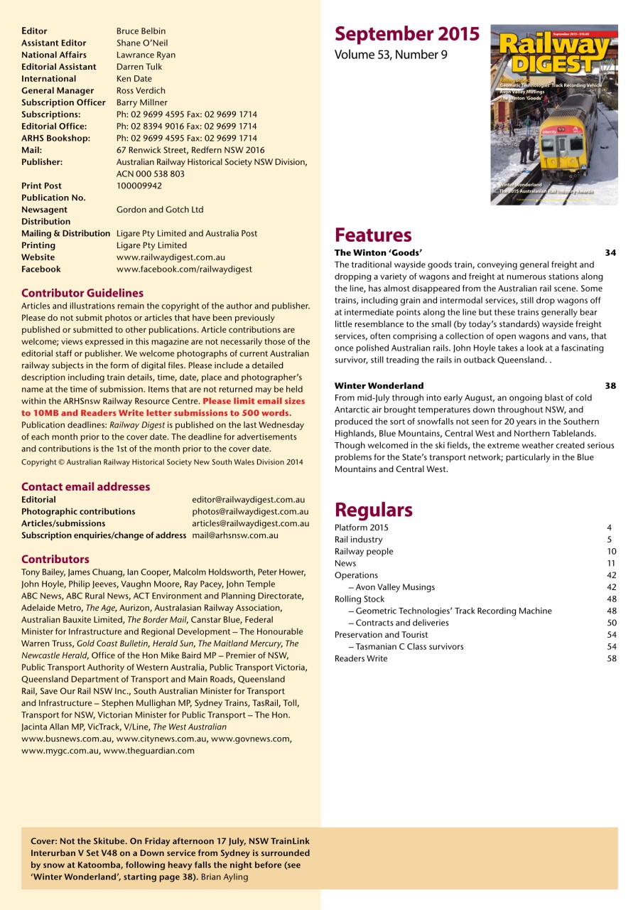 Railway Digest Preview Pages