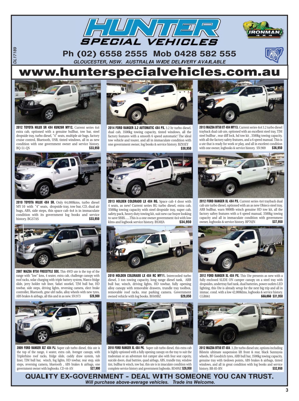 JUST 4X4S Preview Pages
