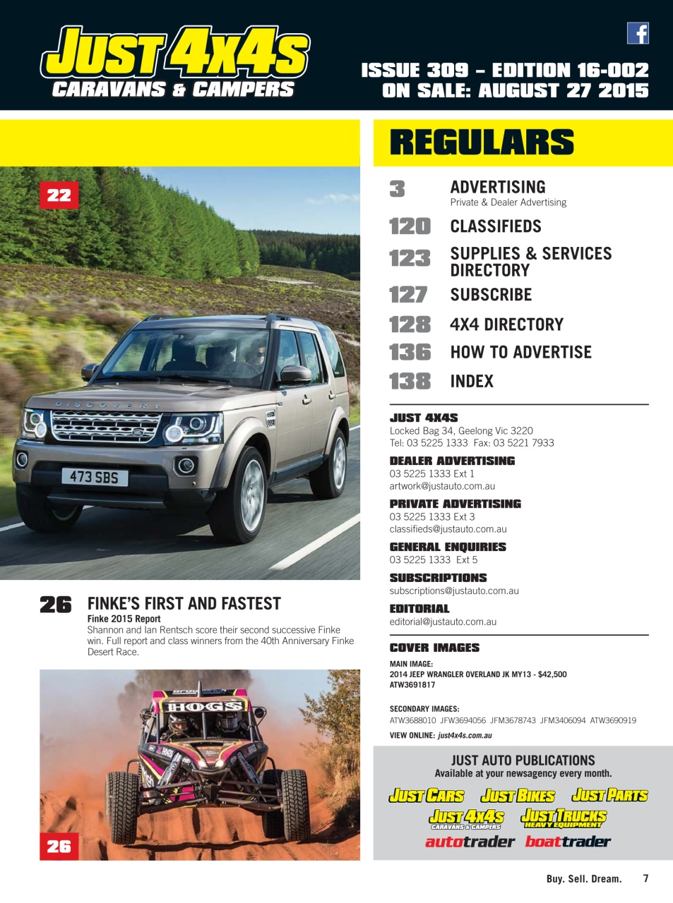 JUST 4X4S Preview Pages
