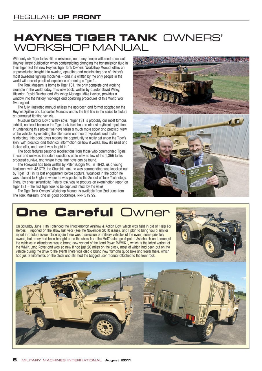 Military Machines International Preview Pages