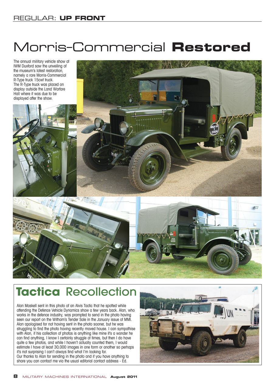 Military Machines International Preview Pages