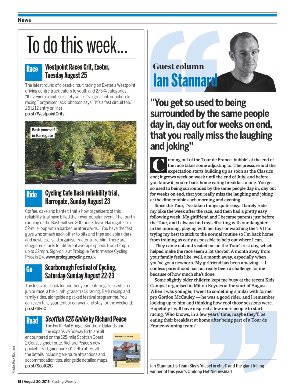 Cycling Weekly Preview Pages