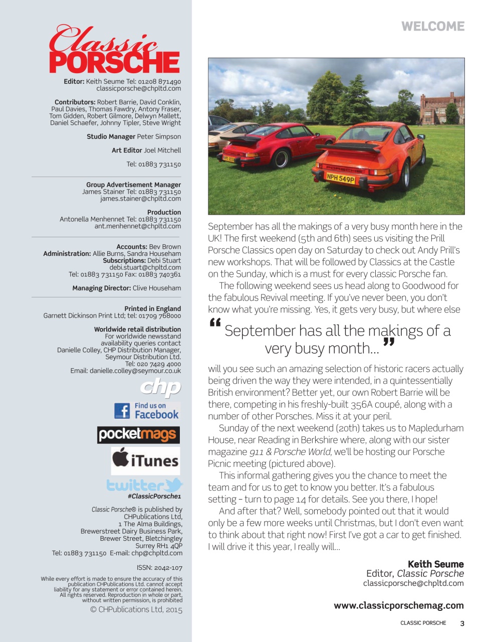Classic Porsche Preview Pages
