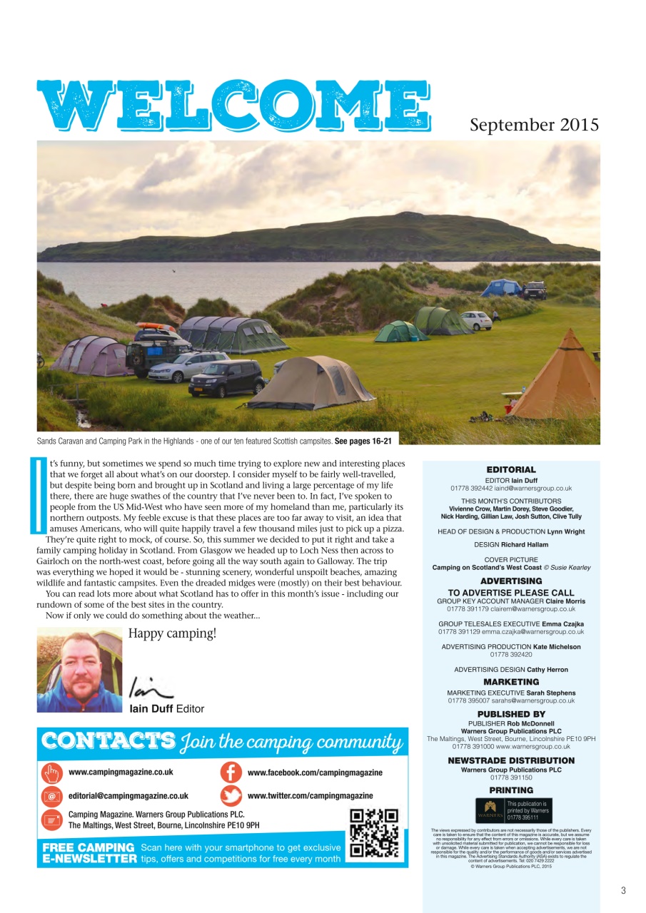 Camping Preview Pages