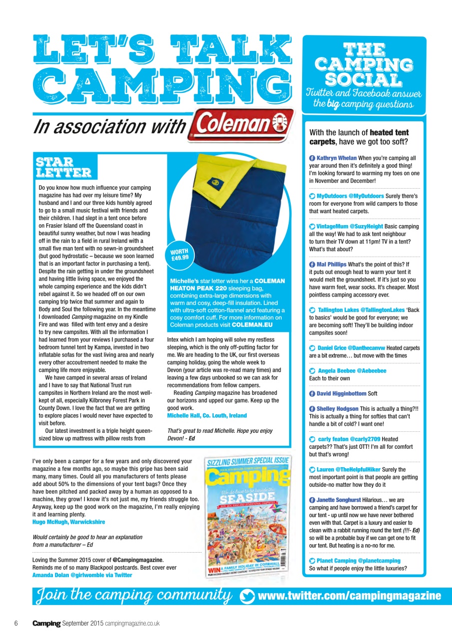 Camping Preview Pages