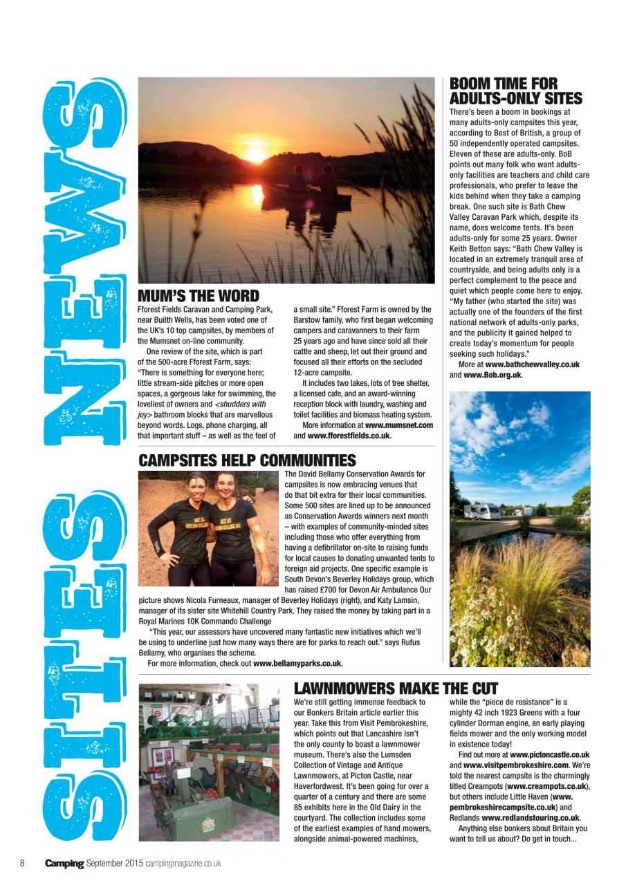 Camping Preview Pages