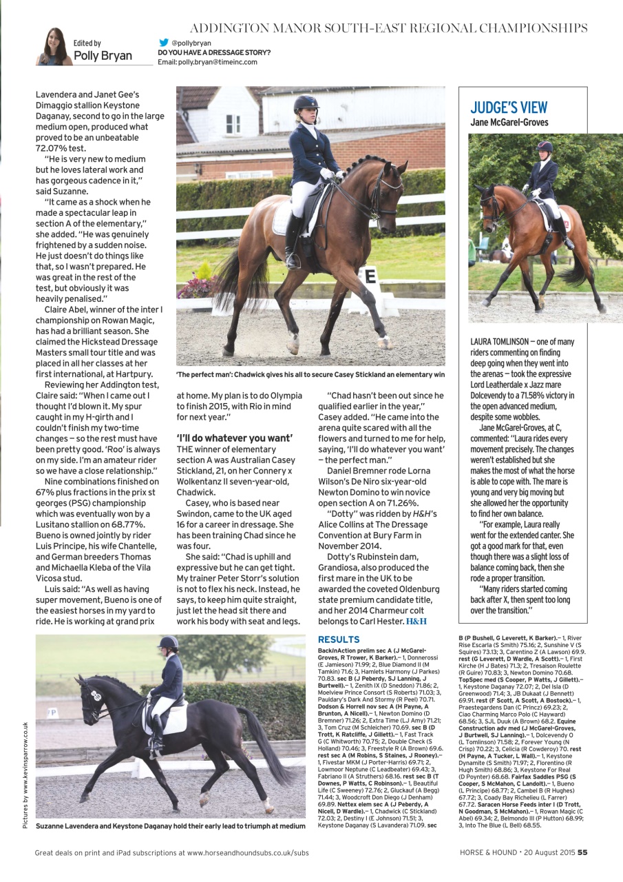 Horse & Hound Preview Pages