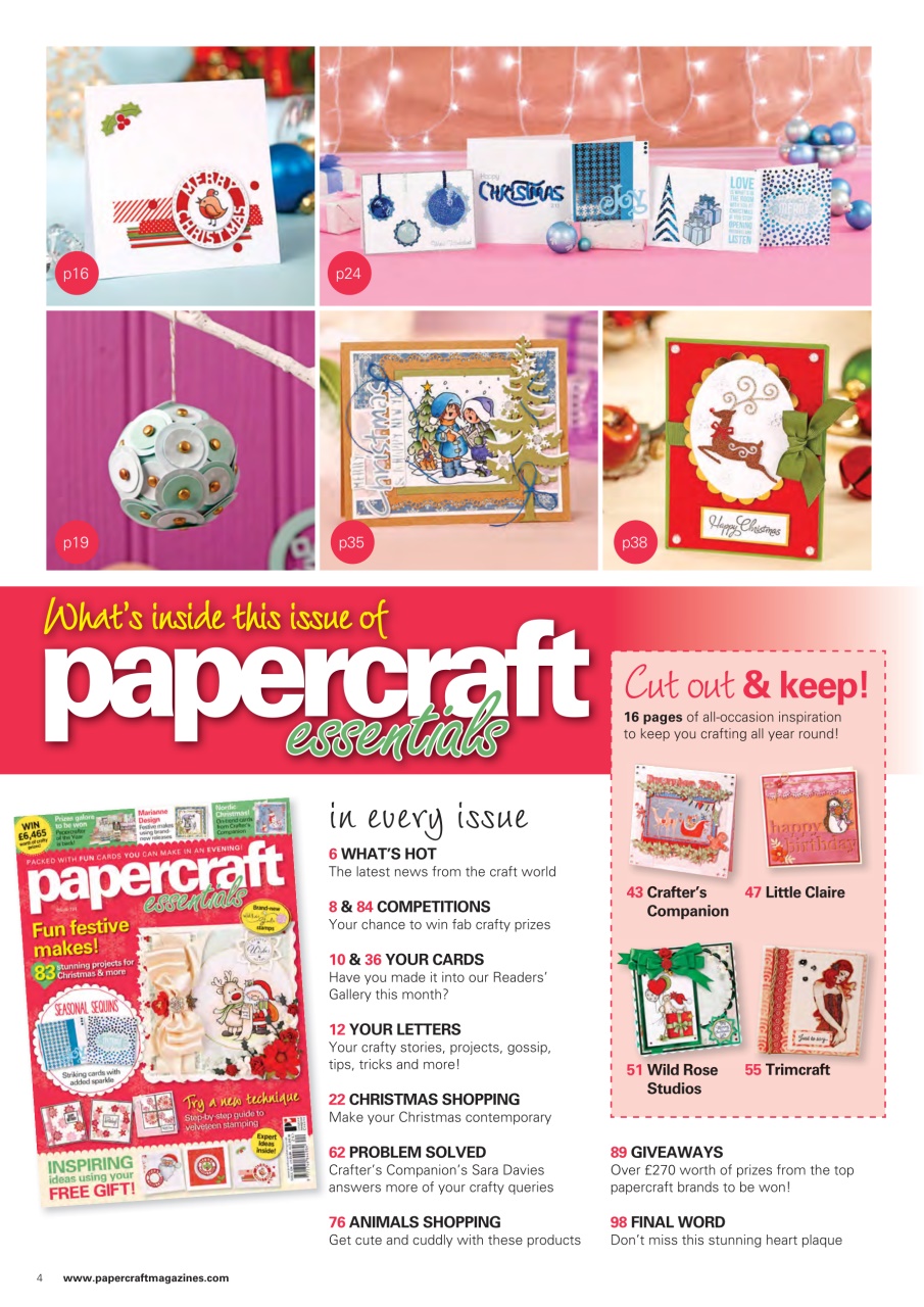 Papercraft Essentials Preview Pages