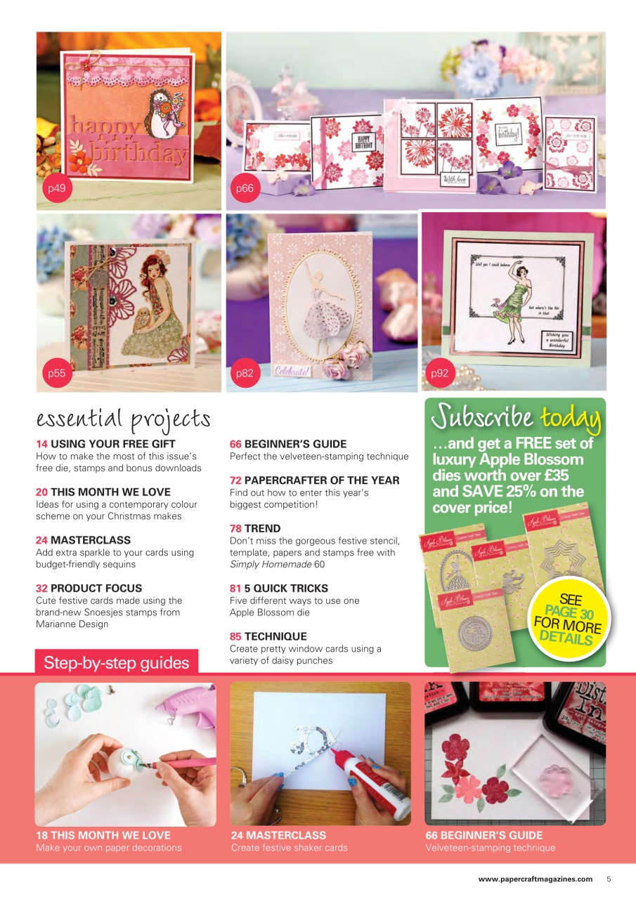 Papercraft Essentials Preview Pages
