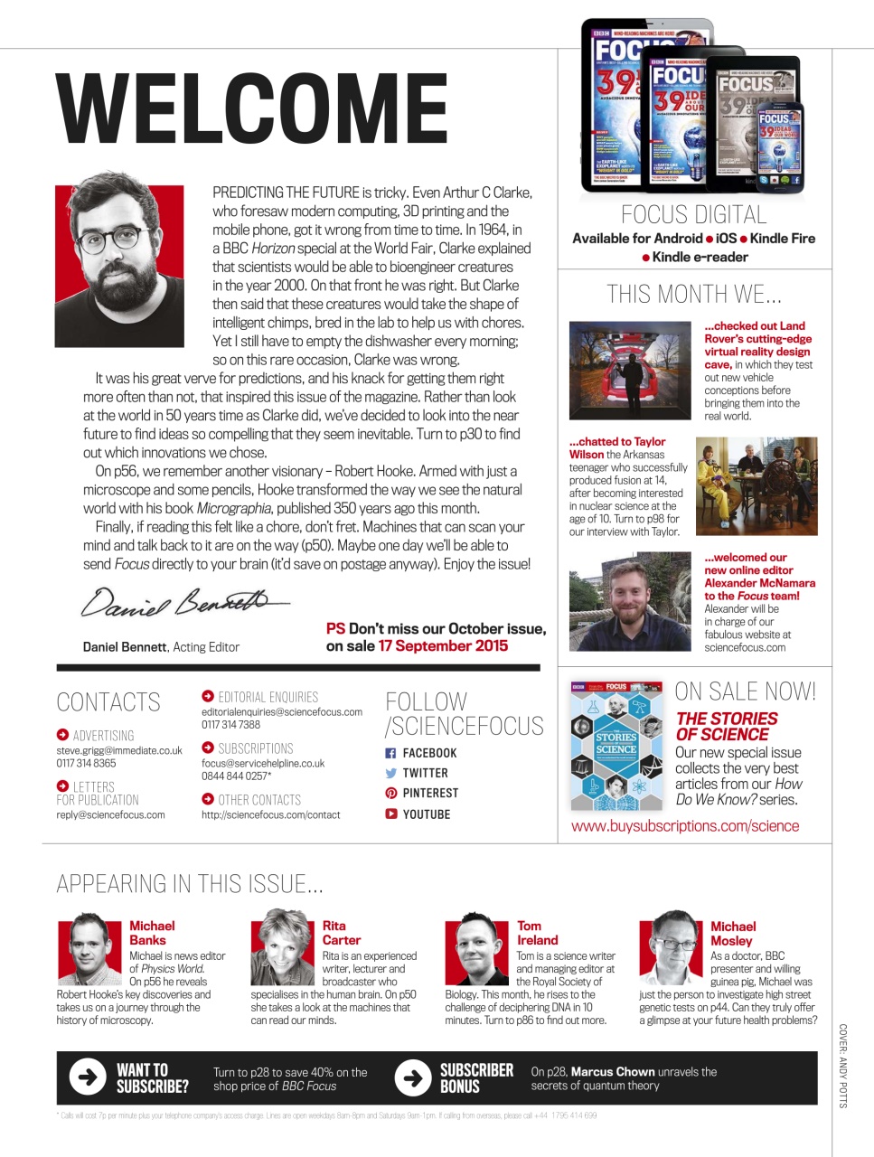 BBC Science Focus Magazine Preview Pages