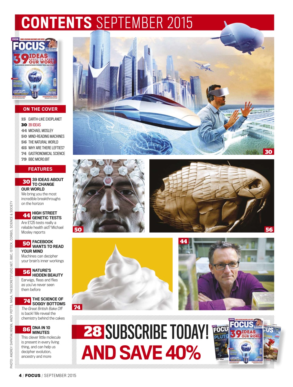 BBC Science Focus Magazine Preview Pages