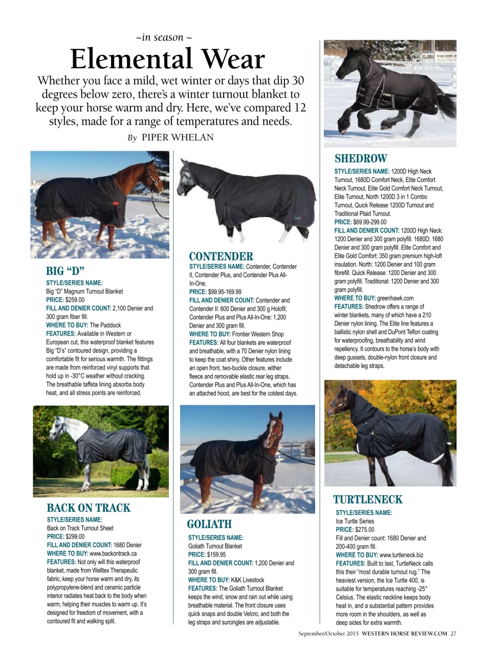 Western Horse Review Preview Pages