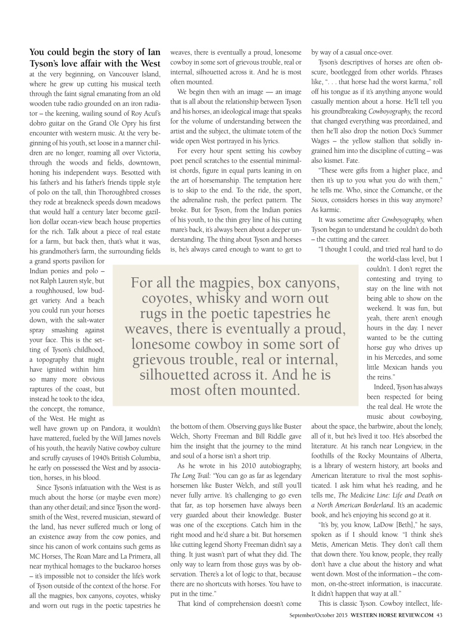 Western Horse Review Preview Pages