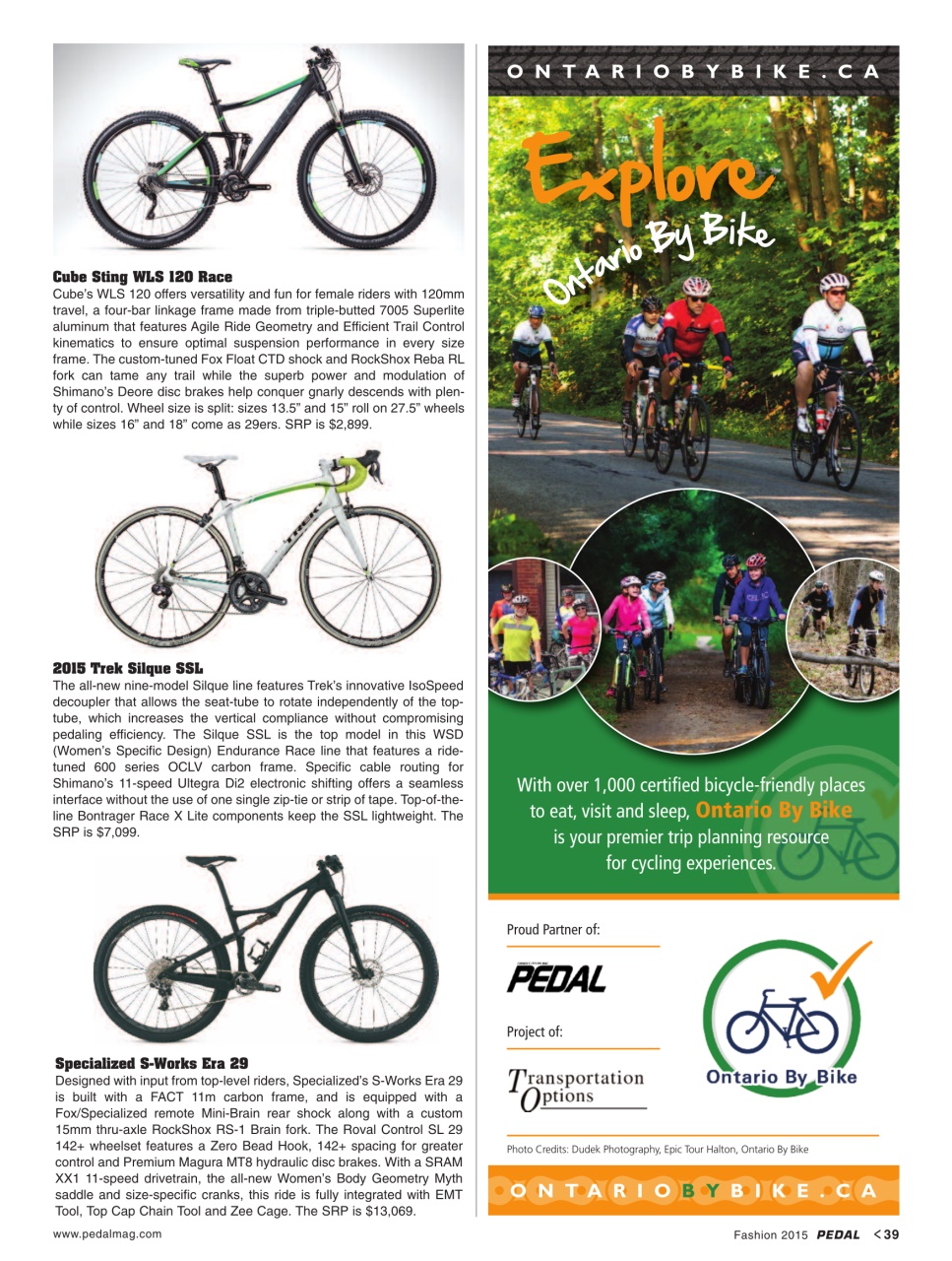 Pedal Magazine Preview Pages