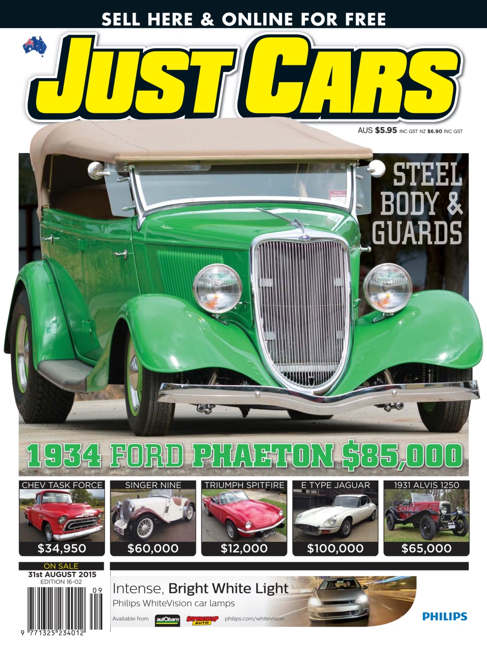 JUST CARS Preview Pages